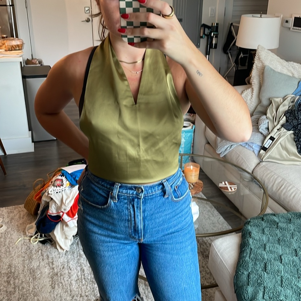 Commence satin halter top - Picture 3 of 8